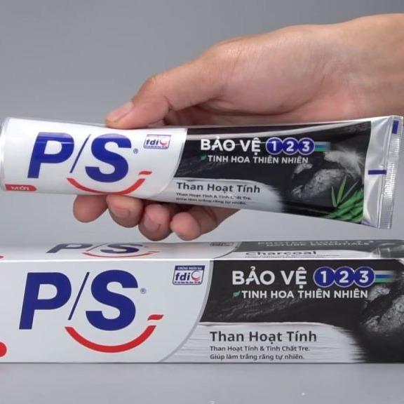 Kem đánh răng PS than hoạt tính 30g, 80g