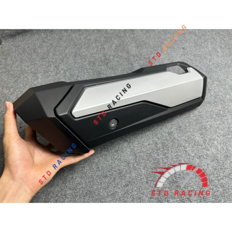  Ốp pô KIỂU 350i MÀU BẠC sử dụng cho Honda SH 125i 150i 2020- 2024 phụ kiện xe máy 