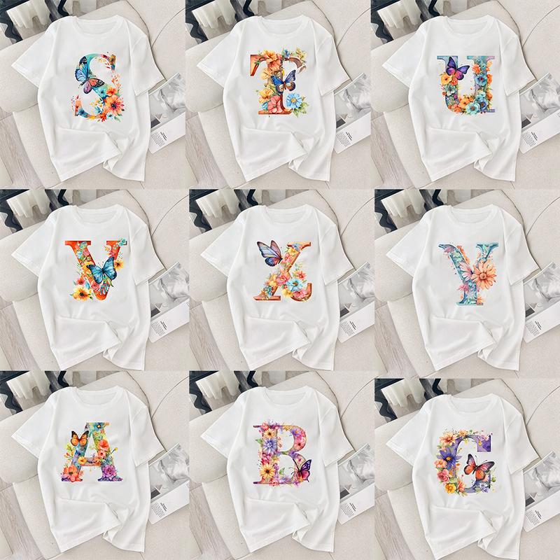 Áo Thun Ngắn Tay Áo Phông Cotton Thoán Mát Mềm Mại Thiết Kế Mới Thời Trang Mùa Hè Top Nữ Nhung Cổ Tròn Voi Women 4