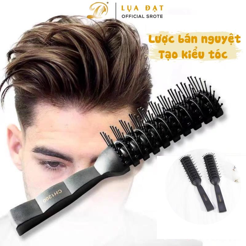 [Sỉ SLL] Lược bán nguyệt chaoba,lược sấy phồng chân tạo kiểu tóc uốn CH1200 0