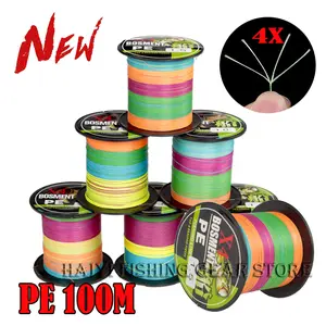 100M Warna PEX 4 Senar Pancing Fishing Line Strength 5.5kg-18.0kg Sangat kuat Reel