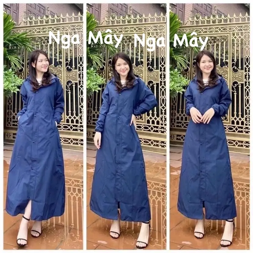 ( BÃO SALE_ĐỒNG GIÁ 229k) Áo Mưa Măng Tô 2Lớp Cao Cấp Chống Thấm Tuyệt Đối Xuất Khẩu Nhật Hàn