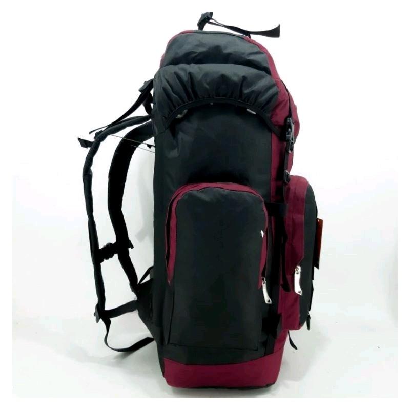 Tas keril 60L tas gunung besar tas gunung murah tas gunung pria dan wanita Olahraga Ransel mendaki tas olahraga 4