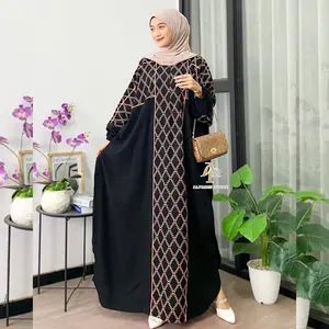 Kaftan Arafah Rayon Jumbo Ld 180 cm Kaftan Muslim Wanita
