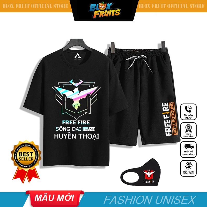 Áo Free Fire, Quần Áo Free Fire mẫu HOT nhất, chất thun co dãn 4 chiều thoáng mát 2