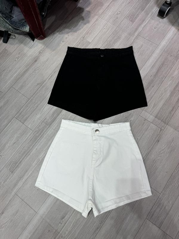 COMBO 2 QUẦN - Quần Short Nữ kaki Cạp Cao Chất Co Dãn Cài Cúc A733
