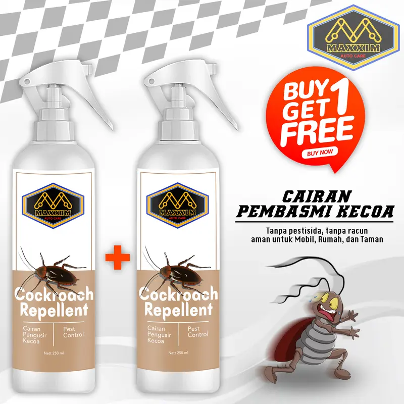 Pengusir Kecoa Mobil Toilet Pembasmi Kecoa Pembunuh Kecoa By Maxxim 0