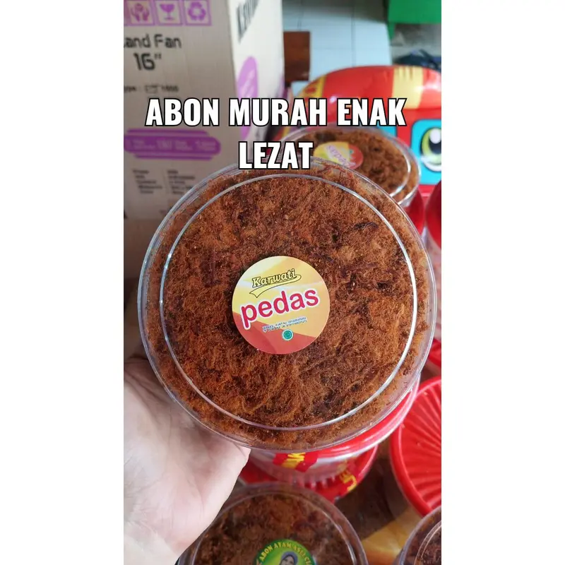 ABON AYAM/ABON AYAM 0RIGINAL DAN PEDAS/ABON FRES DAN HIGIENIS/ABON ENAK GURIH MANYOS 160GR 0
