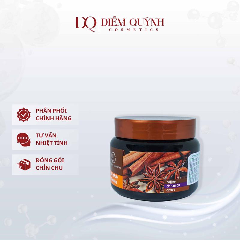 Tẩy da chết body Cafe quế hồi Ngaa 380ml 0