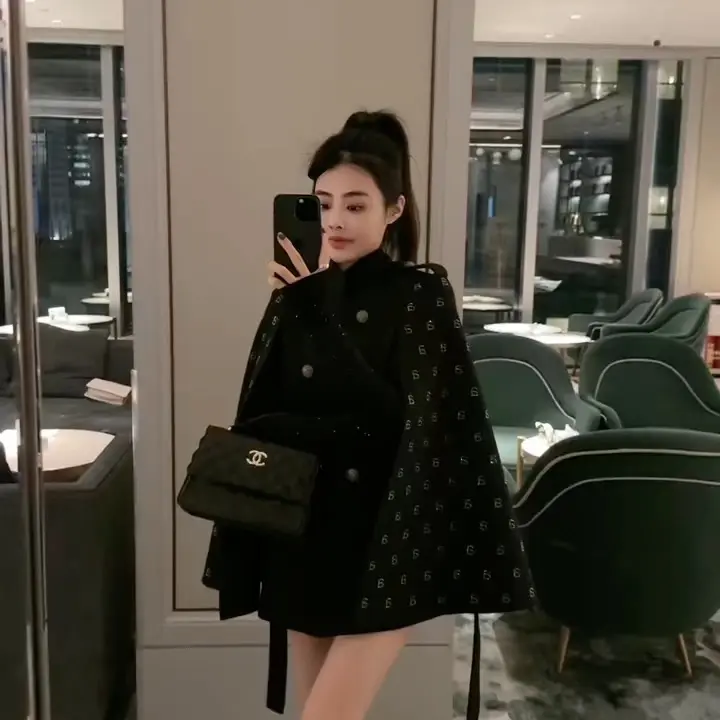 Ak38- Áo khoác dáng choàng vai đính đá cho mẹ và bé Nữ Women Cotton Voi đôi 1