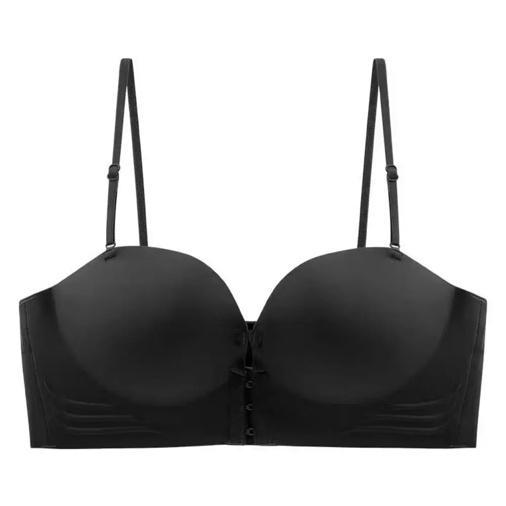 Thickened For Smaller Breasts, Gathered To Increase The Overall Feeling, Non-slip And Invisible, Suitable For Off-shoulder Tops Fabric Nylon Soft  Womenswear