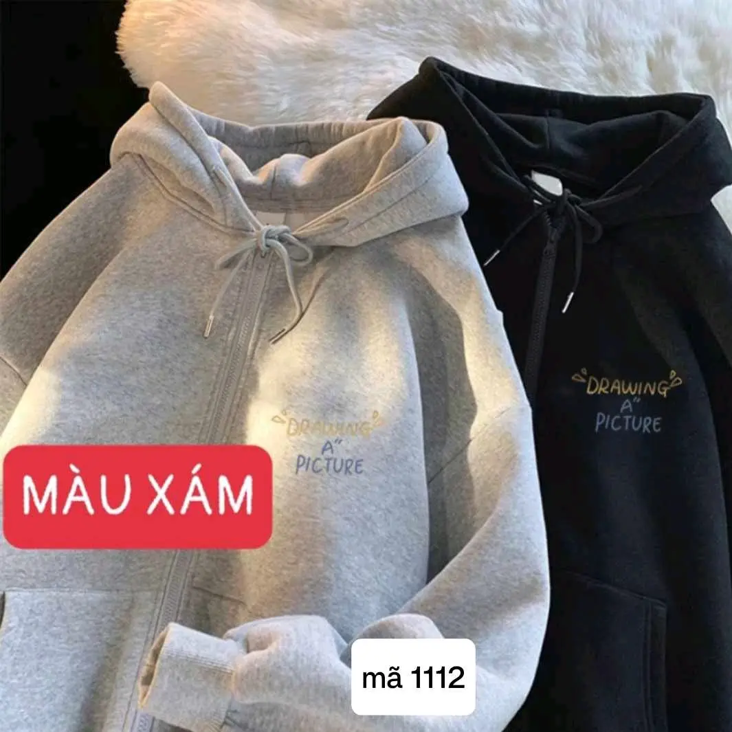 Áo khoác hoodie nam nữ đều mặc được 60kg trở lại
