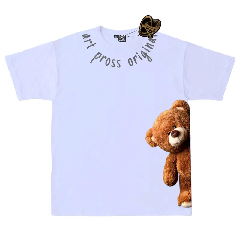 Kaos Distro Bear 010 Anak Lengan Pendek Unisex 1 - 12 Tahun.  Kualitas Premium Produk Ap Original. 2