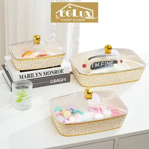 EGLUX Tempat prasmanan Motif Bintik Emas wadah prasmanan aesthetics EGLUX Tempat prasmanan Motif Bintik Emas wadah prasmanan aesthetics