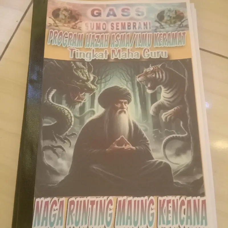 Buku panduan mempelajari ilmu naga runting 0