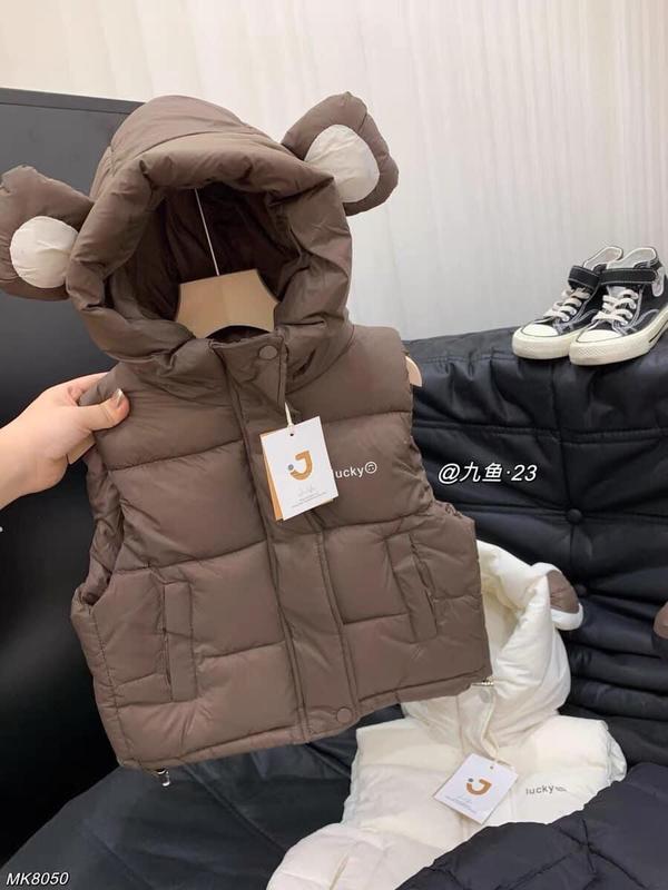 ÁO GILE PHAO LUCKY TAI GẤU XINH XẮN CHO BÉ TRAI BÉ GÁI 10-18KG