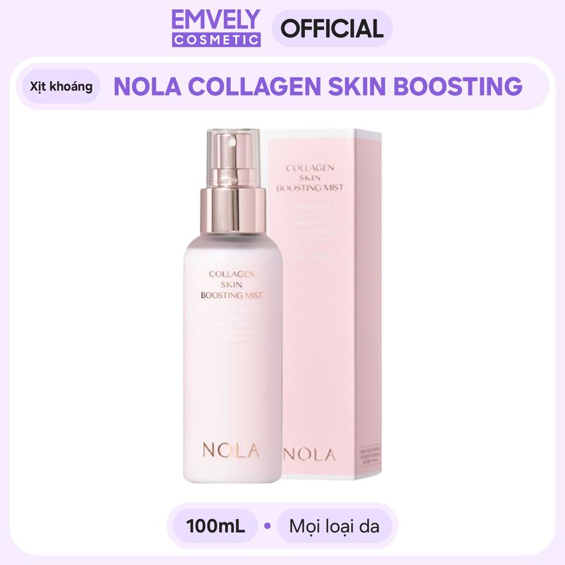 XỊT KHOÁNG NOLA COLLAGEN SKIN BOOSTING (100mL) 0