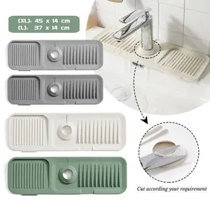【COD】Alas Pelindung Kran Washtafel Air Tatakan Sabun Busa Cuci Piring Dapur Dapur Faucet Wastafel Splash Guard Alas Pelindung Keran Wastafel Sink Protectors for Kitchen Sink For Bathroom Kitchen Gadgets