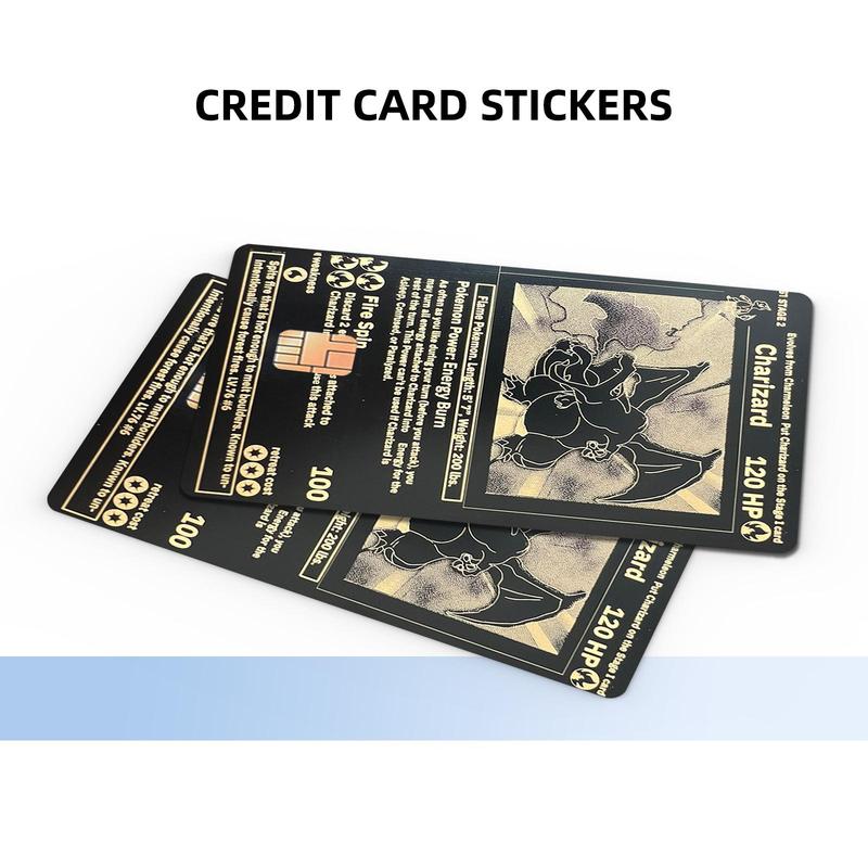 Credit Card Skin Sticker, 4 Counts/set Ultra-thin Skin Vinyl No Residue Sticker, Waterproof & Scratch Resistant Bank Card Skin Protector 8
