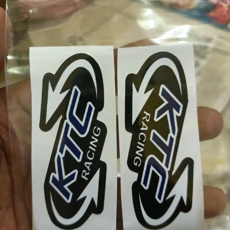sticker velg racing dan sticker panduan kendara dan sticker tanung shok belakang Car 3