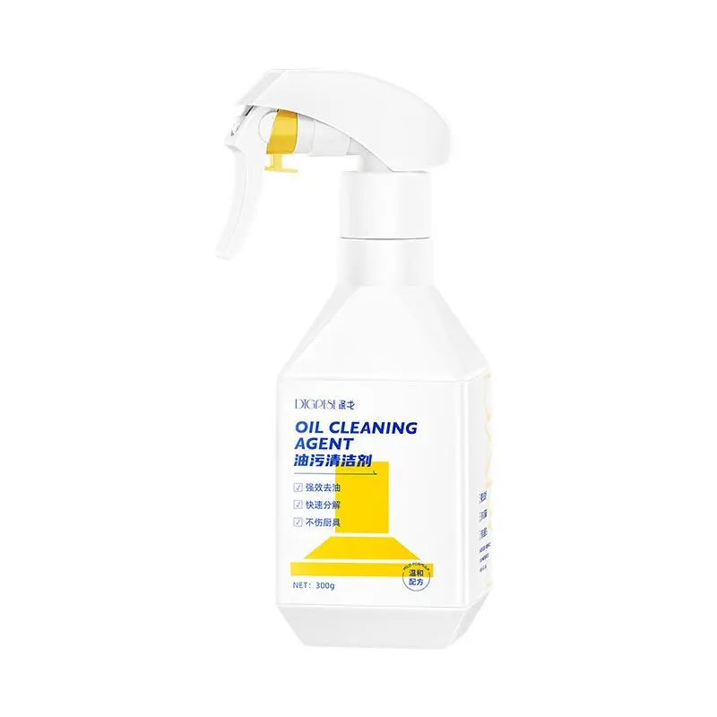 2024 Oil stain cleaning kitchen heavy oil fume hood decontamination artifact spray cleaning agent