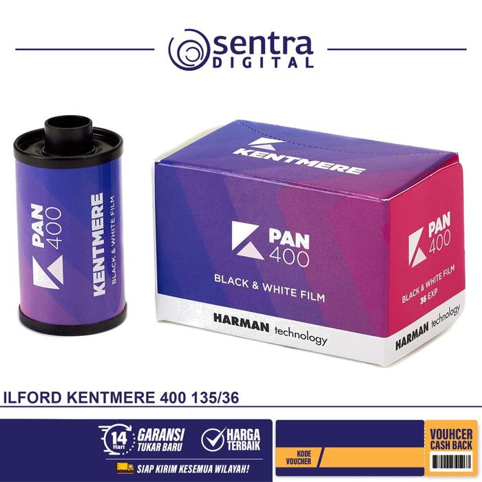 Gambar Roll Ilford Kentmere 400 135/36 B&W dari Sentra Digital Kota Surabaya 3 Tokopedia