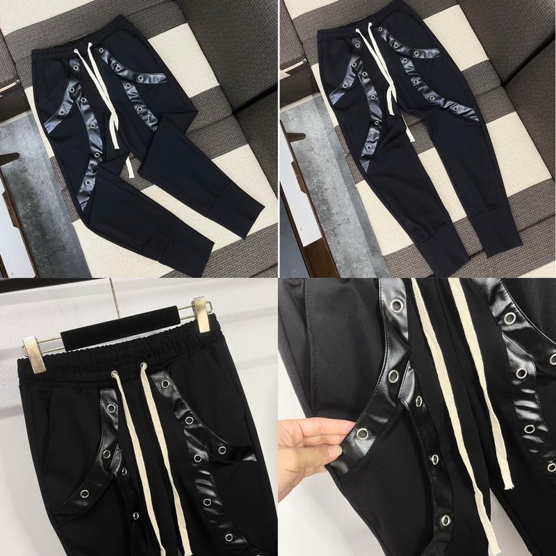 Quần Jogger nam phối viền da siêu đẹp dễ phối đồ Hottrend Menswear Pants