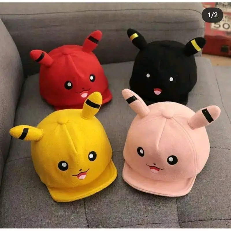 TOPI ANAK PIKACHU HAT//ANAK LAKI LAKI//PEREMPUAN //topi anak untuk usia 0 sampai 2 tahun 0