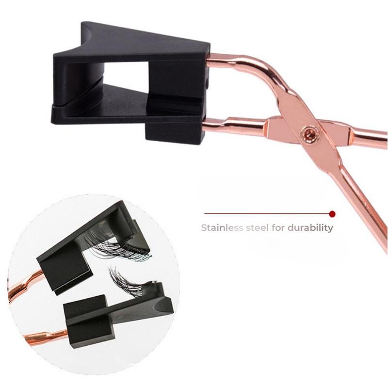 Product Introduction of Magnetic Eyelash Curler, 1 Count Portable Thickened Lash Curler, Professional Makeup Tools for Women 15