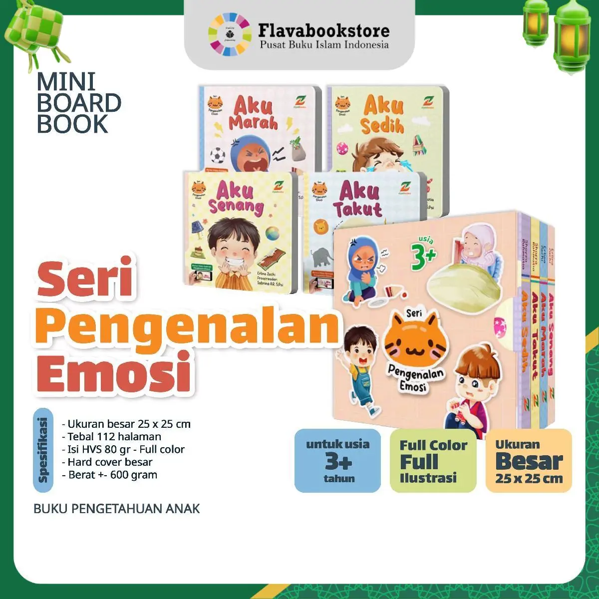 Seri Pengenalan Emosi - Membantu Si Kecil Mengenal dan Mengatasi Emosinya - ziyadbooks