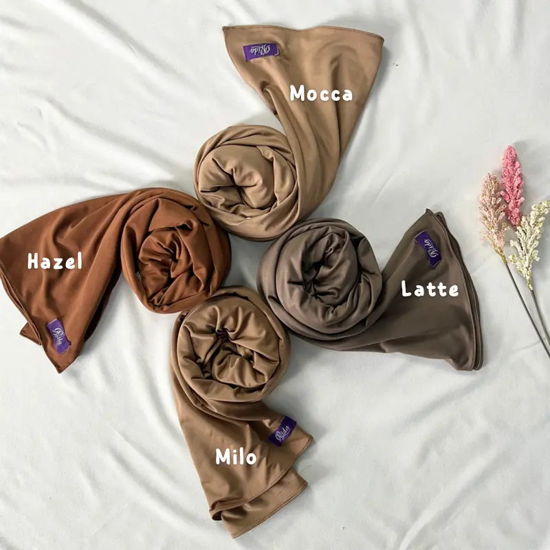 Pashmina Inner Ninja Oval / Pashmina Inner Jersey Menutup Leher / Pashmina Inner Instan Jersey 1