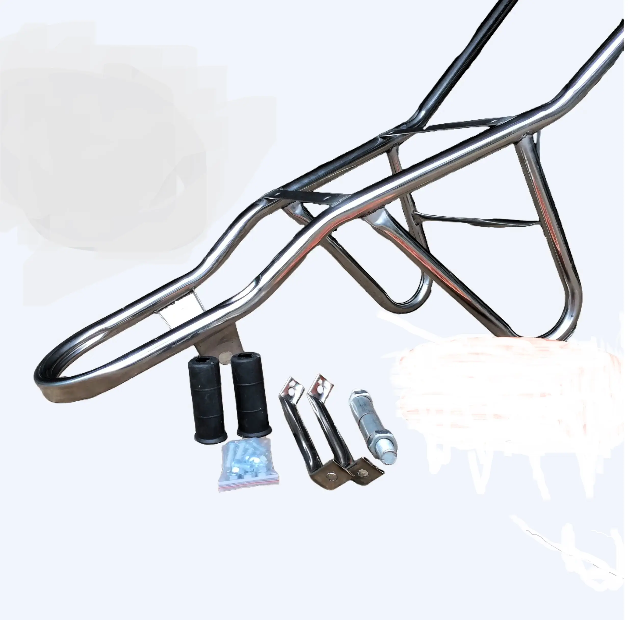 Sườn Xe Rùa, Xe đẩy inox 304 Cao Cấp, độ dầy 1li2, chịu được tải cao, siêu bền, bảo hành 5 năm