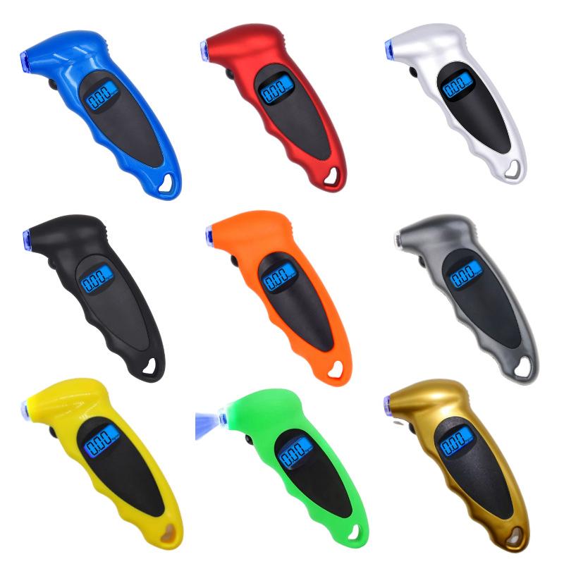 Product Introduction of Car Portable Digital LCD Tyre Tire Air Pressure Gauge Tester Tool Car Safety Tool Handheld Tyre Gauge Backlight High Precision 21