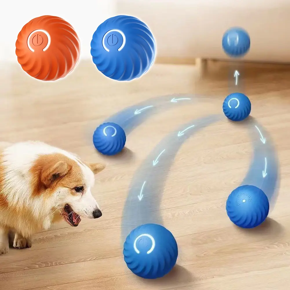 Automatic Jumping Ball for Pet Dog Electric Interactive Training Toys Puppy Fetch Ball Toys Indoor Outdoor Playing Ball for Medium Small Dogs #456407