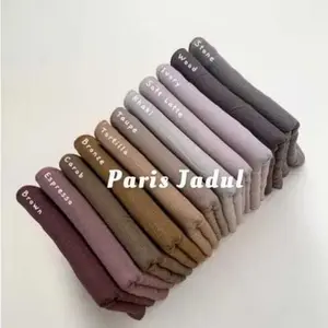 Hijab Paris jadul Varisha 12 pcs~6 pcs || Segiempat Paris jadul || Paris old