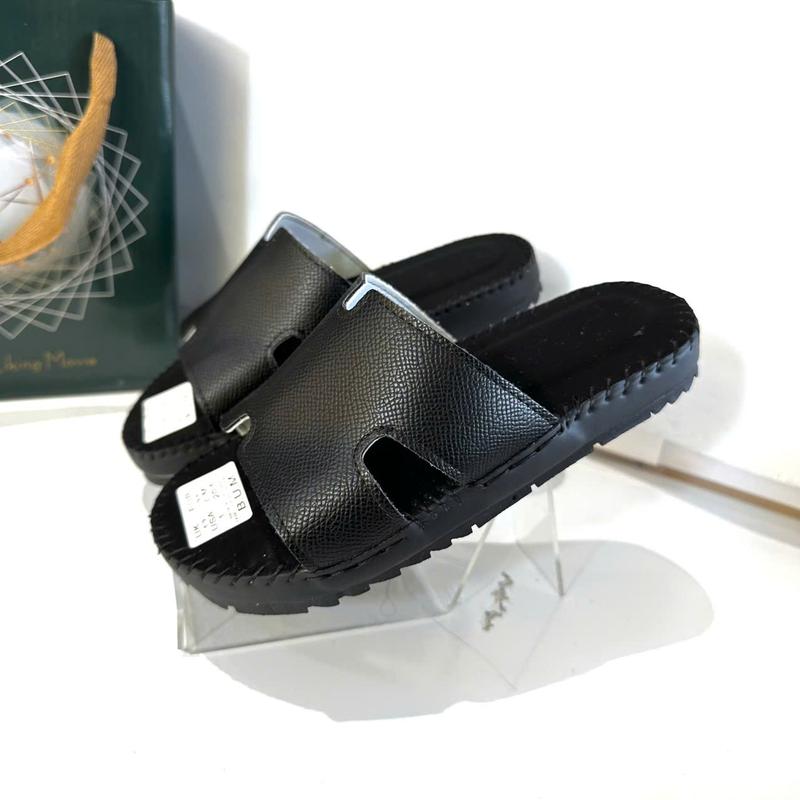  Dép lê bé trai quai da chữ H chất mềm đi êm. Bản khâu quai bền xịn. Voi Sandal 