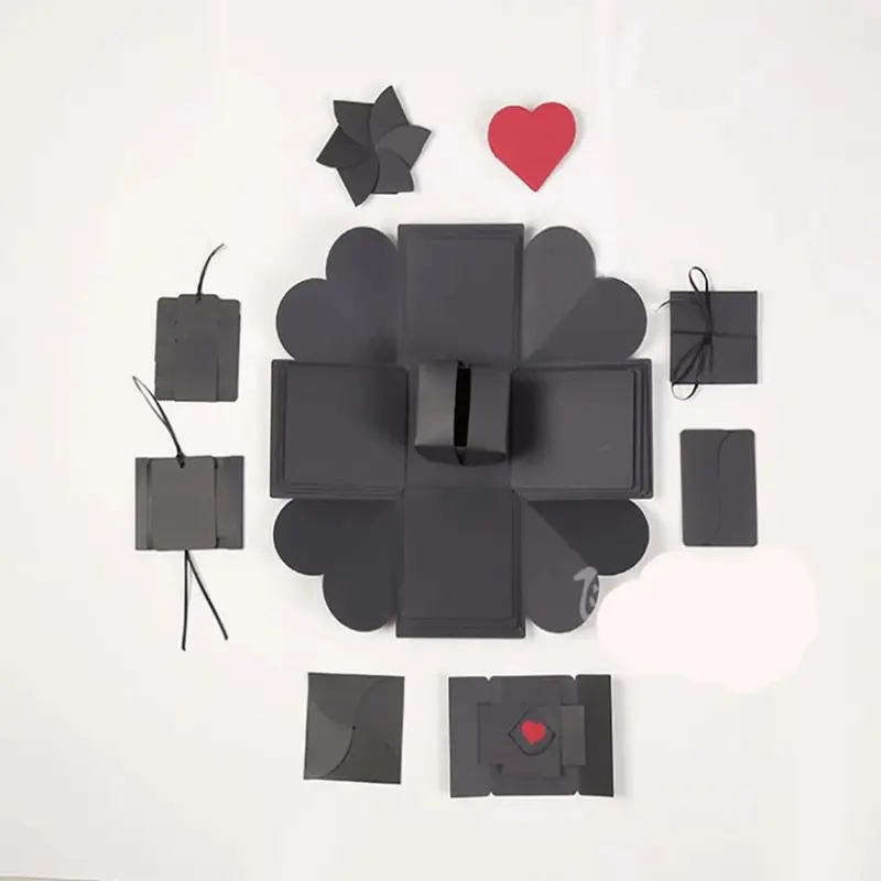 DIY Photo Album Explosion Box, 1 Box Romantic Surprise Gift Box, DIY Photo Album Surprise Box, Gift for Him/her, Decoration Items 3