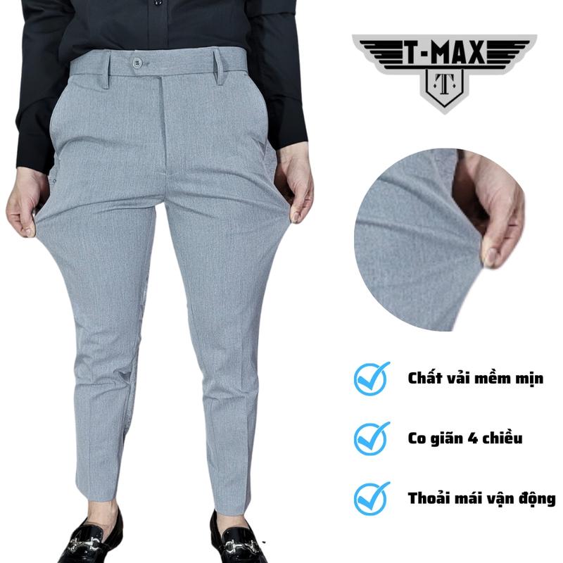 Quần âu nam Cotton Luxury vải dày co giãn 4 chiều Cao Cấp.Quần Tây nam kiểu dáng ôm slimfit ống côn Menswear Pants Ong quầntây nam