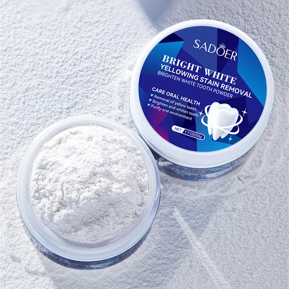 SADOER tooth cleaning powder for oral cavity bright white teeth mild and non-irritating oral care products 50g