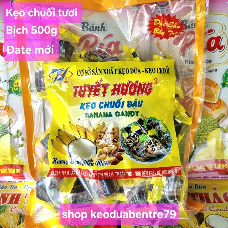 Kẹo chuối tươi Tuyết Hương bịch 500g