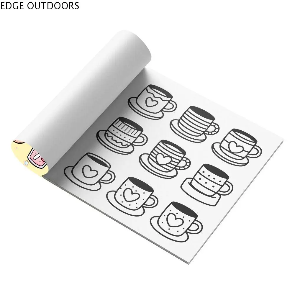 EDGE OUTDOORS Diy Painting Toys Watercolor Children'S Drawing Scroll Drawing Coloring Children Drawing Roll Color Filling Bold-easy Patterns Blank Coloring Pages Little Artist