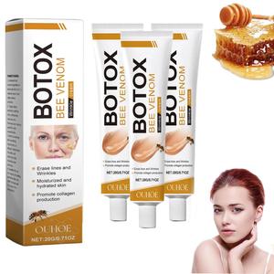 Bee Venom Cream, 3 Counts/set Collagen Moisturizing Lifting Cream, Hydrating Facial Massage Cream for Women & Men