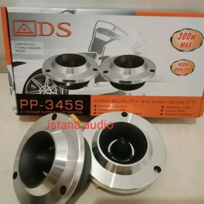 Tweeter Dome ADS PP-345S sepasang titanium ADS 345 4" DOME TWEETER