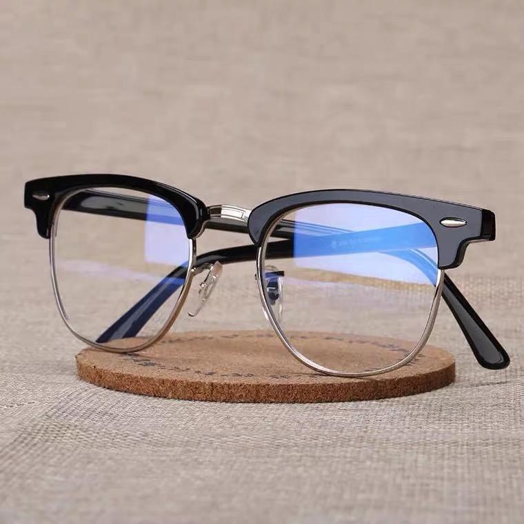 Spectacles Half Frame FSS15 Half Frame Square Glasses Gentle Looking Unisex Eyewea - TikTok ...