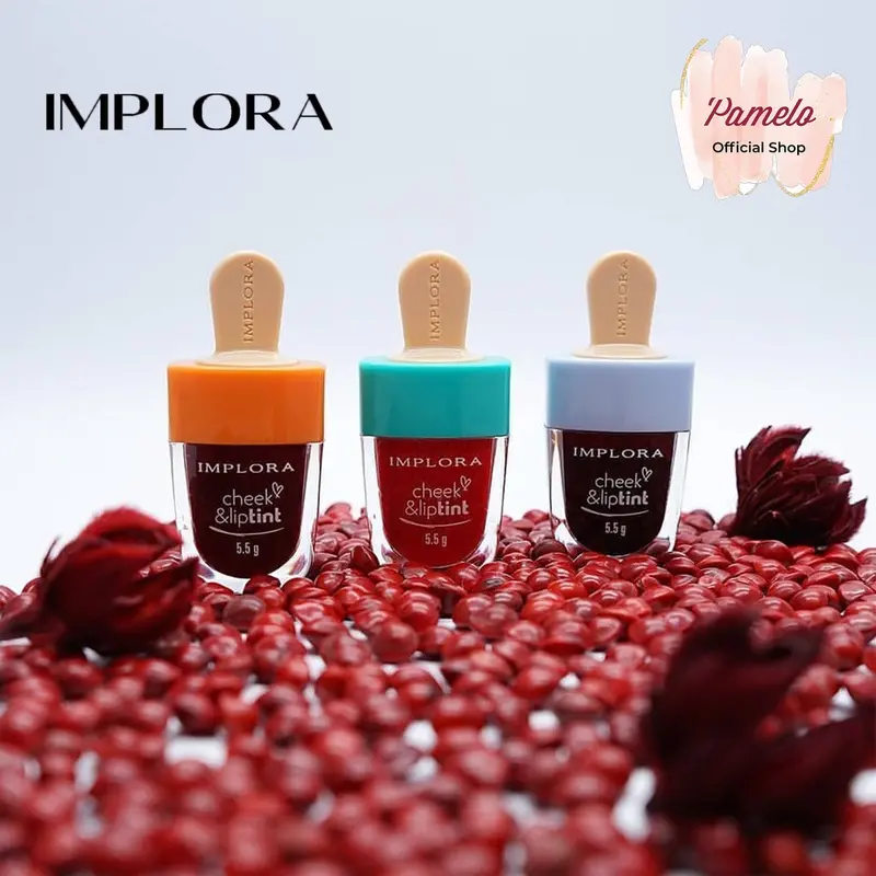 [TERMURAH!] [NEW!!] BPOM IMPLORA CHEEK & LIP TINT ES KRIM BIBIR LIPTINT ICE CREAM | IMPLORA JELLY TINT VIRAL 2