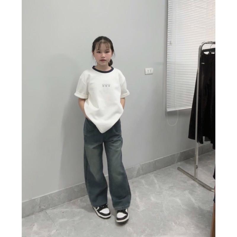 ( SUÔNG NẤM LÙN ) QUẦN JEAN XUÔNG MÀU XANH ĐẬM TÚI TRÒN MẶT TRƯỚC CHO NẤM LÙN ( 92cm-94cm ) cực xinhh quân quansuong namlun Pants