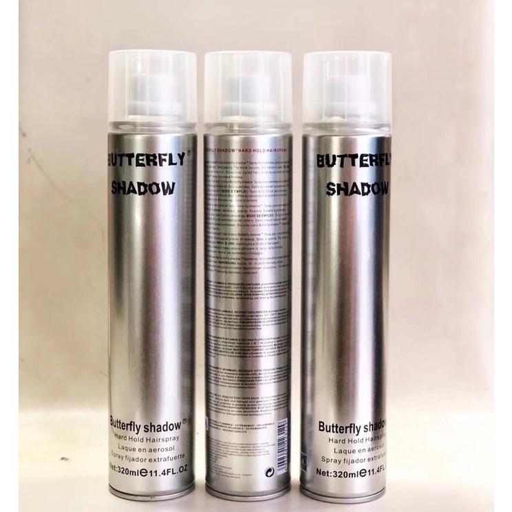 Gôm Xịt Tóc Butterfly Shadow 150ml 320ml 600ml, Giữ Nếp Tạo Kiểu Nam Nữ 6