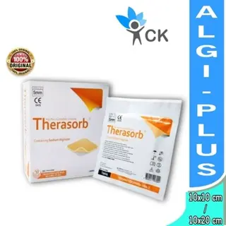 THERASORB ALGI PLUS - kasa alginate 10cmx10cm 10cmx20cm