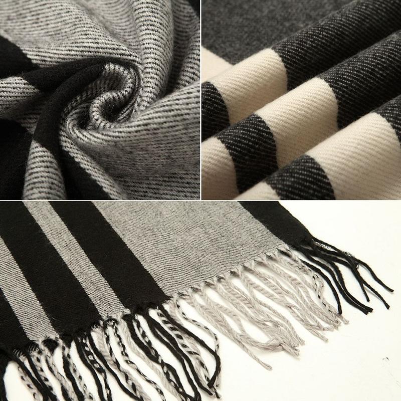Fashion Winter Warm Fleece Shawl Hooded Imitation Cashmere Wraps Scarf Thicken Cloak Cardigan 2
