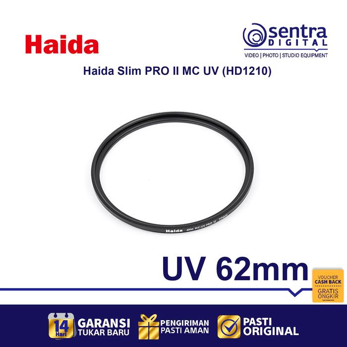 Gambar Haida Slim Pro II Multi-Coating UV 62mm ( HD1210 ) Filter dari Sentra Digital Kota Surabaya Tokopedia